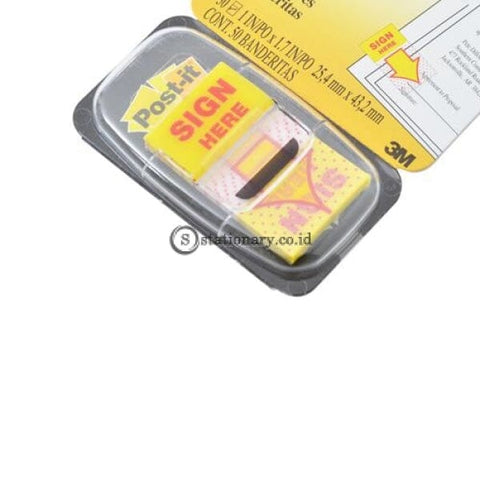 3M Post-It Sticky Note 680-9 Flag Sign Here Office Stationery
