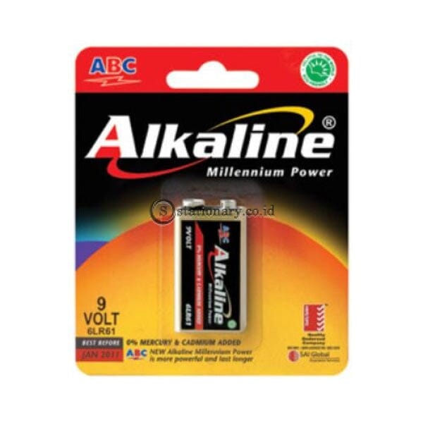 Abc Baterai Alkaline 6 Lr61 9Volt Office Stationery