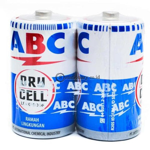Abc Baterai Dry Cell Besar Biru R20S (2Pcs) Office Stationery