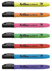Artline Supreme Highlighter 12 Colours Epf-600 Office Stationery