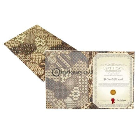 Bambi Certificate Holder A4 Batik #7100K Office Stationery