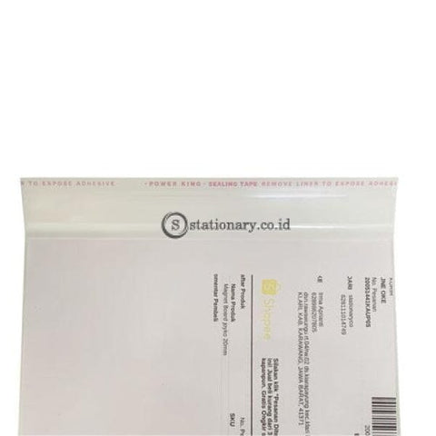 Bambi Document Sealer Transparant Pocket 0.10Mm (10Pcs) A4 #5036 Office Stationery