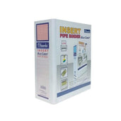 Bambi Insert Pipe Binder 2 Hole Mica With Full Spine 4 Colour Labels (80Mm) #1178M Office Stationery