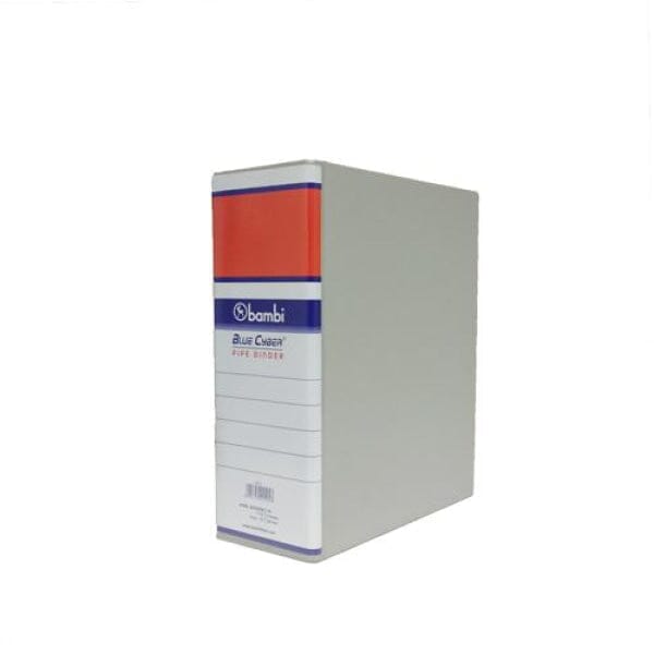 Bambi Pipe Binder 2 Hole With Full Spine 4 Colour Labels (80Mm) A4 #1178 Office Stationery