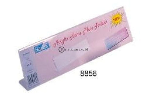 Bantex Slanted Name Plate Holder Transparant #8856 Office Stationery