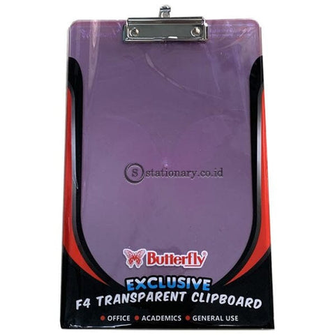Butterfly Exclusive Clipboard Akrilik Doff A4