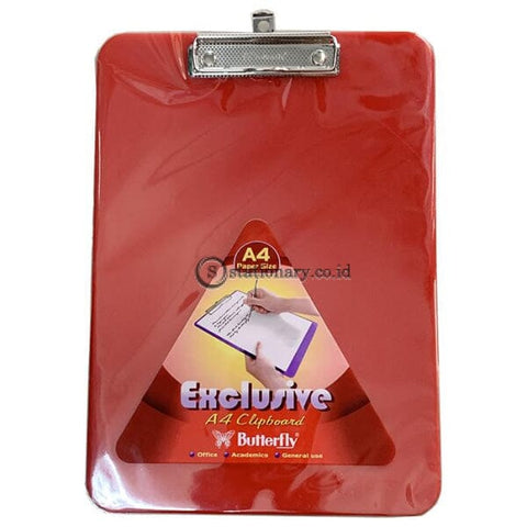 Butterfly Exclusive Clipboard Akrilik Doff A4