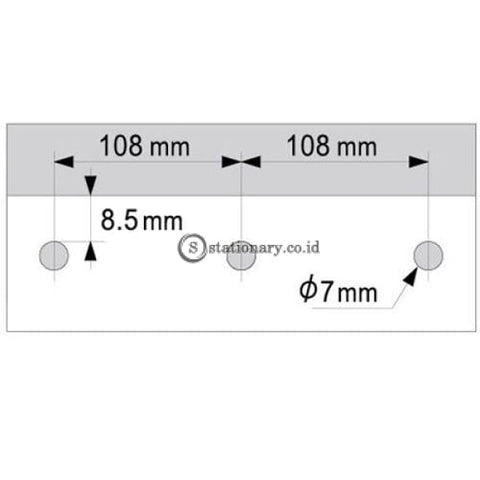 Carl Heavy Duty Punch 3 Hole 123N Office Stationery