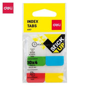Deli Post It Memo Film Index Page Tabs 38X25Mm (10X4Sheet) Ea10702 Office Stationery