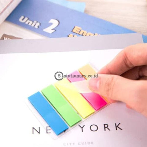 Deli Post It Memo Film Index Page Tabs 44X12Mm (5X20Sheet) Ea10402 Office Stationery