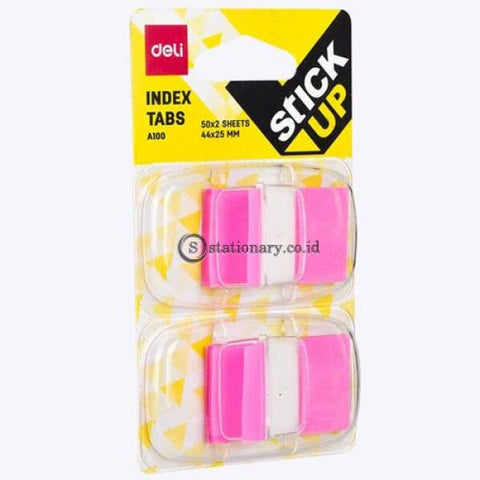 Deli Post It Memo Film Index Tabs 44X25Mm (2X50Sheets) Ea10001 Office Stationery