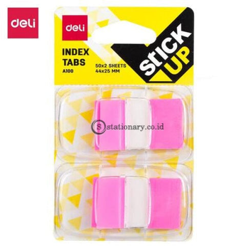 Deli Post It Memo Film Index Tabs 44X25Mm (2X50Sheets) Ea10001 Office Stationery