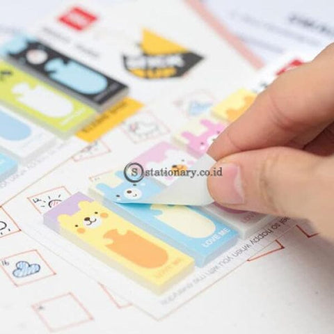Deli Post It Memo Index Kertas Tabs 45X15Mm Ea64002 Office Stationery