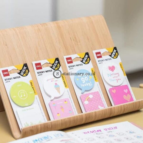 Deli Post It Memo Shape Sticky Notes 51X51Mm (2X30Sheets) Ea55302 Office Stationery