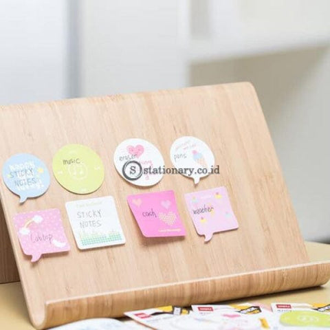 Deli Post It Memo Shape Sticky Notes 51X51Mm (2X30Sheets) Ea55302 Office Stationery
