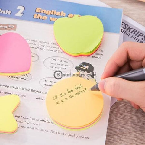 Deli Post It Memo Shape Sticky Notes 76X76Mm (4X20Sheets) Ea03202 Office Stationery