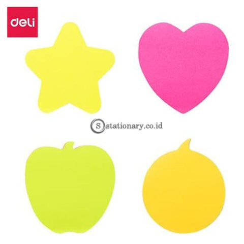 Deli Post It Memo Shape Sticky Notes 76X76Mm (4X20Sheets) Ea03202 Office Stationery