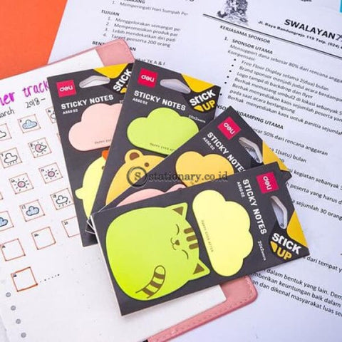 Deli Post It Memo Shape Sticky Notes Animal 76X76Mm (100Sheets) Ea55002 Office Stationery