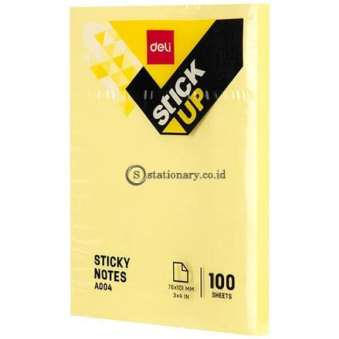 Deli Post It Memo Sticky Notes 76X101Mm (100Sheets) Ea00453 Office Stationery