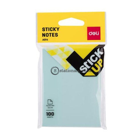 Deli Post It Memo Sticky Notes 76X101Mm (100Sheets) Ea01402 Office Stationery