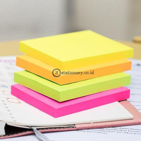 Deli Post It Memo Sticky Notes 76X101Mm (100Sheets) Ea02402 Office Stationery