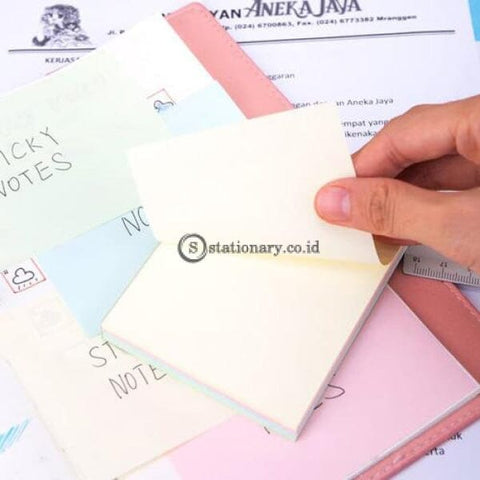 Deli Post It Memo Sticky Notes 76X101Mm 4 Colors (4X25Sheets) Ea01902 Office Stationery