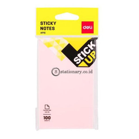 Deli Post It Memo Sticky Notes 76X126Mm (100Sheets) Ea01502 Office Stationery