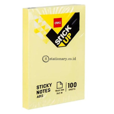 Deli Post It Memo Sticky Notes 76X51Mm (100Sheets) Ea01203 Office Stationery