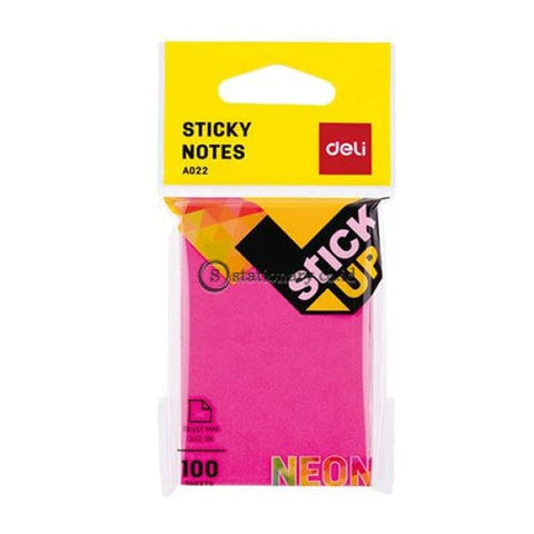 Deli Post It Memo Sticky Notes 76X51Mm (100Sheets) Ea02202 Office Stationery