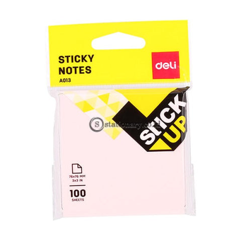 Deli Post It Memo Sticky Notes 76X76Mm (100Sheets) Ea01302 Office Stationery