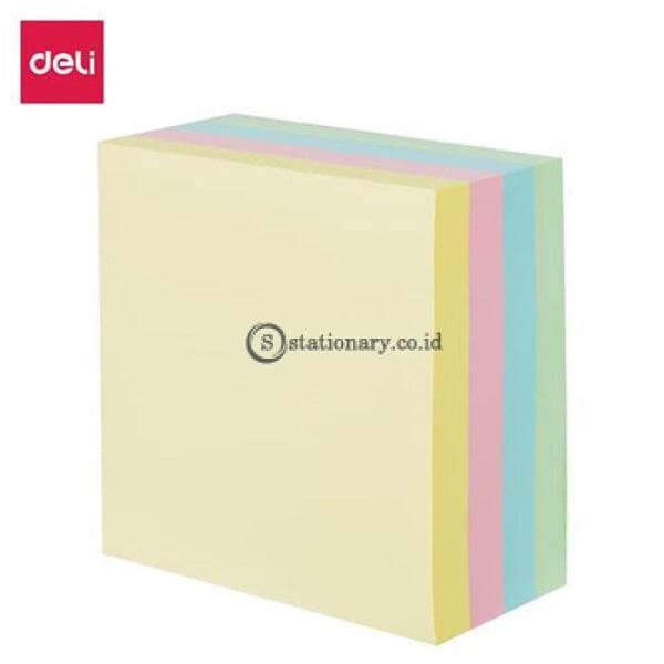 Deli Post It Memo Sticky Notes 76X76Mm (4X100Sheets) Ea01703 Office Stationery
