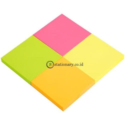 Deli Post It Warna Memo Sticky Notes 76X76Mm (4X100Sheets) Ea03003 Office Stationery