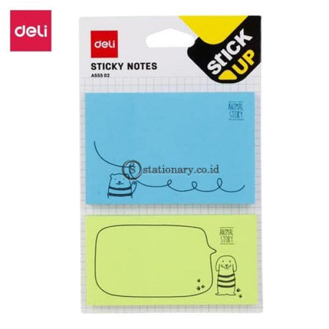 Deli Post It Memo Sticky Notes Karakter (50Sheets) Ea55502 Office Stationery