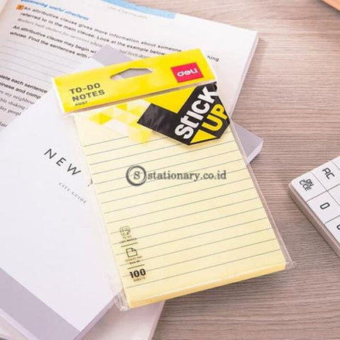 Deli Post It Memo To Do Notes 152X101Mm (100Sheets) Ea00752 Office Stationery