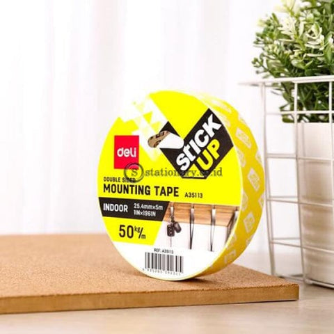 Deli Mounting Tape Foam 25.4Mmx5M Ea35113 Office Stationery
