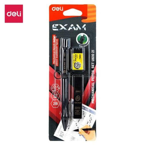 Deli Pensil Mekanik 2B Exam Eu61021 Office Stationery