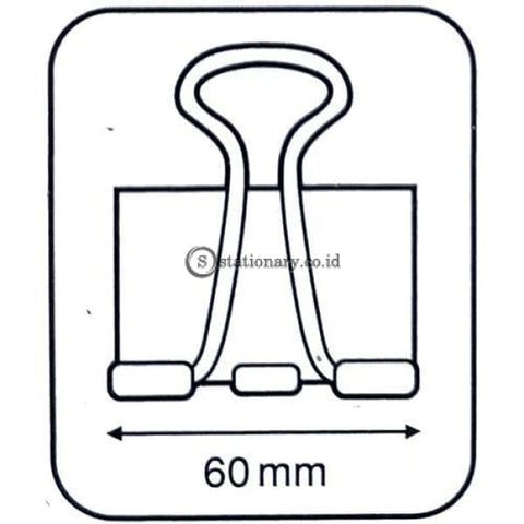 Joyko Binder Clip 2 1/4 Inch (60Mm) No 280 Office Stationery