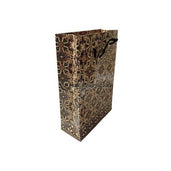 Kiky Tas Tali Kertas Paper Bag A Foil Batik Ceplok Kawung (220X150X60Mm) Office Stationery