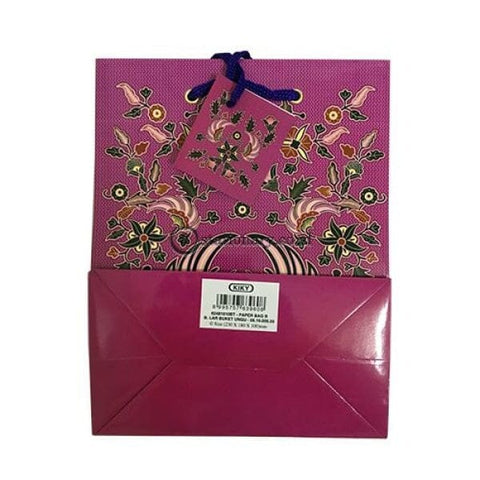 Kiky Tas Tali Kertas Paper Bag B Foil Batik Small (230X180X100Mm) Office Stationery