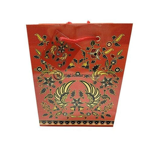 Kiky Tas Tali Kertas Paper Bag B Foil Batik Small (230X180X100Mm) Office Stationery