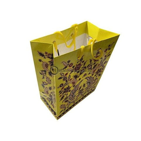 Kiky Tas Tali Kertas Paper Bag B Foil Batik Small (230X180X100Mm) Office Stationery
