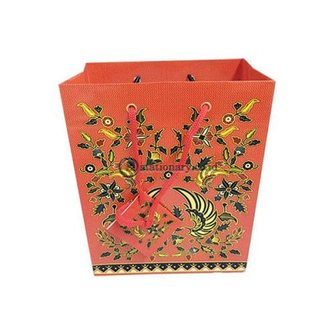 Kiky Tas Tali Kertas Paper Bag B Foil Batik Small (230X180X100Mm) Office Stationery