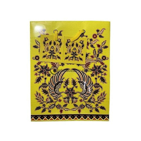 Kiky Tas Tali Kertas Paper Bag B Foil Batik Small (230X180X100Mm) Office Stationery