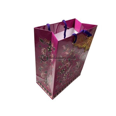 Kiky Tas Tali Kertas Paper Bag B Foil Batik Small (230X180X100Mm) Office Stationery