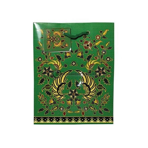 Kiky Tas Tali Kertas Paper Bag B Foil Batik Small (230X180X100Mm) Office Stationery