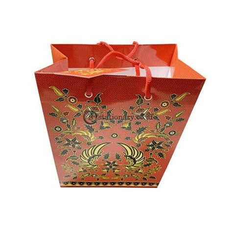 Kiky Tas Tali Kertas Paper Bag B Foil Batik Small (230X180X100Mm) Office Stationery