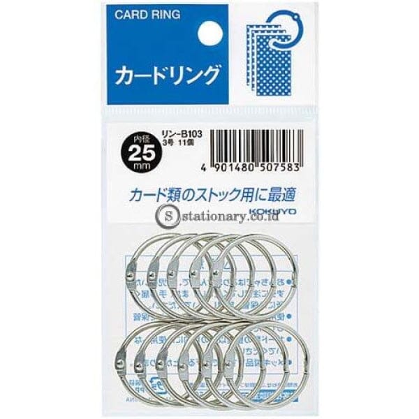 Kokuyo Card Ring 25Mm Rin-B103 Office Stationery