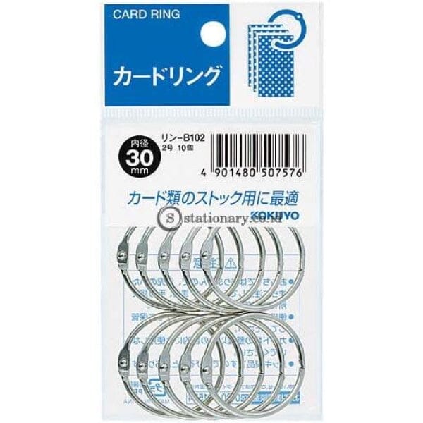 Kokuyo Card Ring 30Mm Rin-B102 Office Stationery