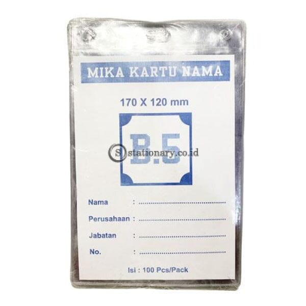 Plastik Mika Panitia 120 X 170Mm (Ketebalan 0.9Mm) Potrait B5 Office Stationery