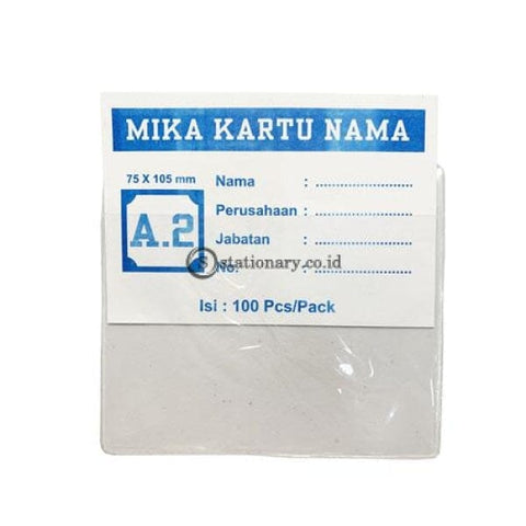 Plastik Mika Panitia 75 X 105Mm (Ketebalan 0.9Mm) Landscape A2 Office Stationery